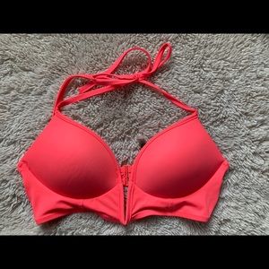 Pink Victoria’s Secret swim suit top Medium